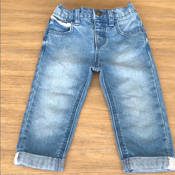 Lace Detail Jeans - Picture 1 of 6